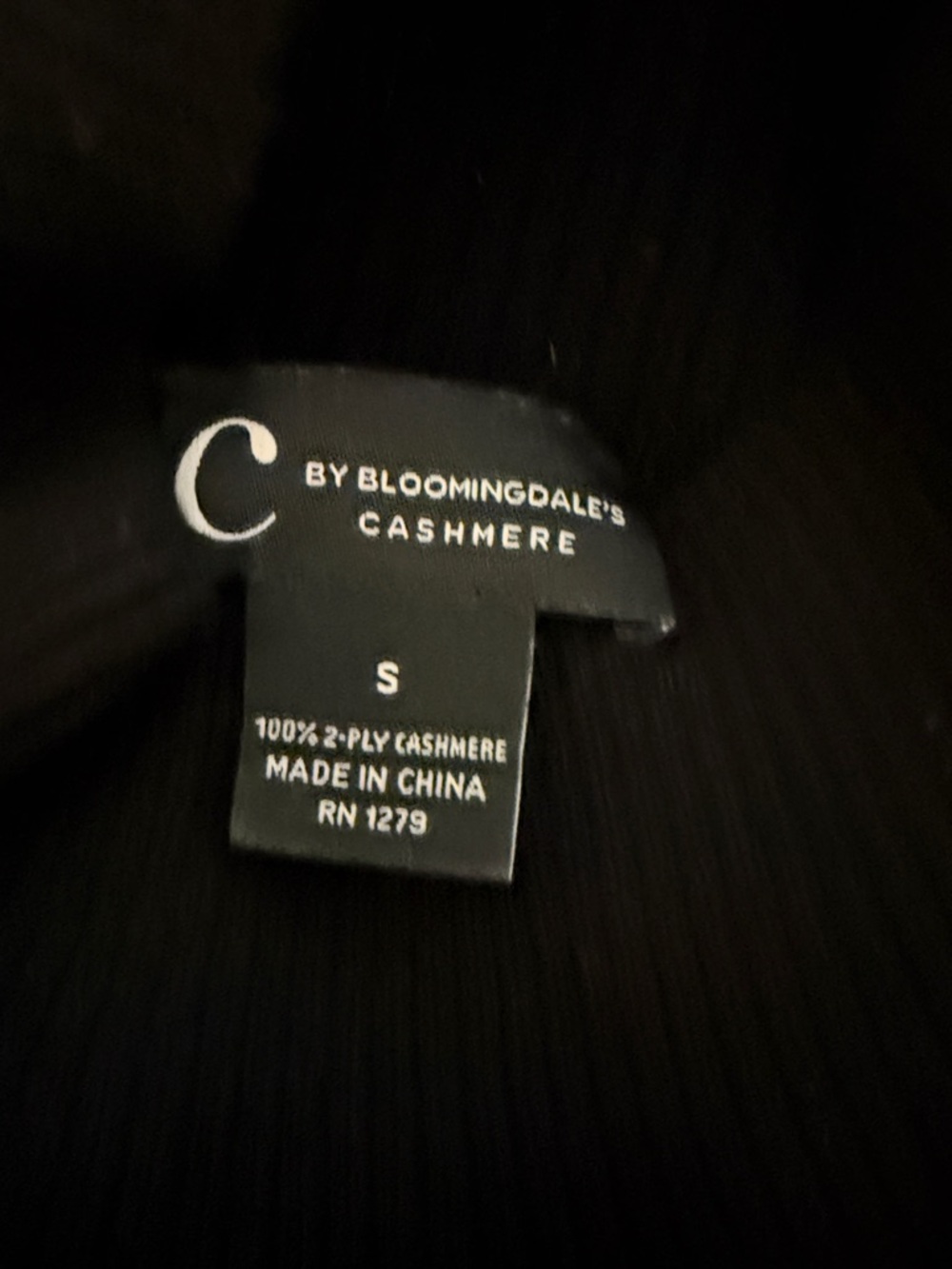 Bloomingdale's Cashmere Black, Beige, Charcoal & Light Gray Striped Sweater - Picture 4 of 4